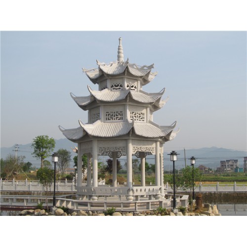 石亭子|石雕涼亭