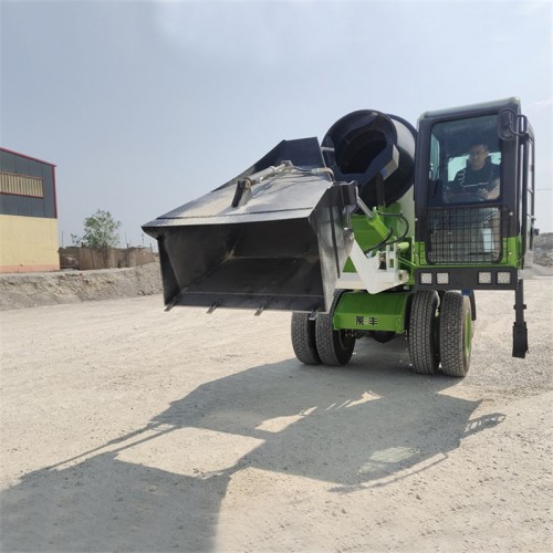 分體轉向攪拌車 旋轉卸料攪拌車 旋轉上料攪拌車價格
