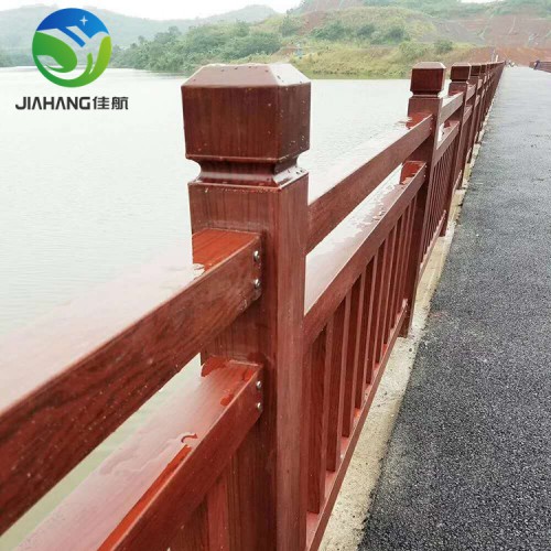 仿木欄桿 河道景區新農村建設仿木玻璃鋼護欄圍欄
