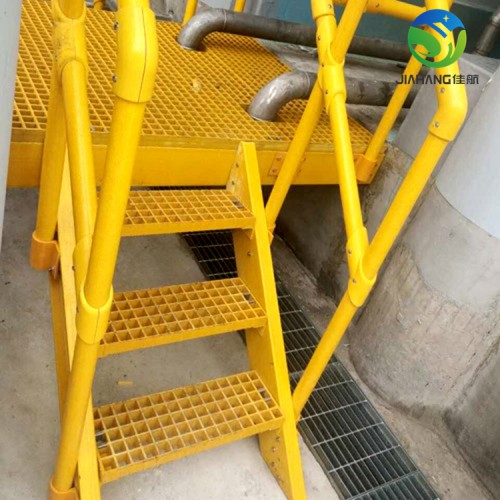 光伏電站檢修通道走道板 樓梯踏步玻璃鋼格板 船舶平臺格柵板