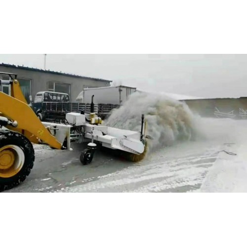 928裝載機(jī)改裝除雪滾刷 滾刷斜掃除雪機(jī) 高效除冰雪設(shè)備