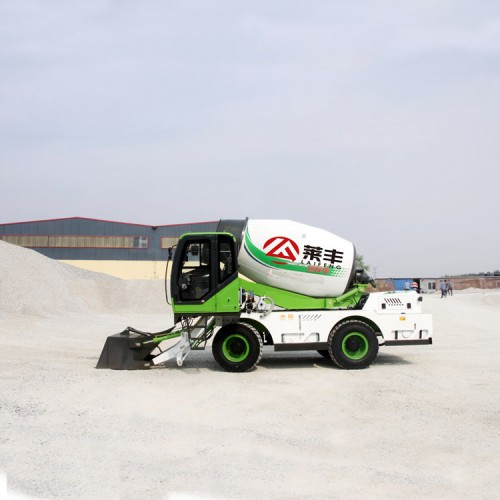 敏梓潼縣工地小型攪拌4立方工程攪拌車原地卸料攪拌車貨到付尾款