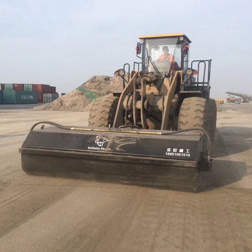 鏟車改掃路機 滑移掃路機 裝載機改裝掃路機