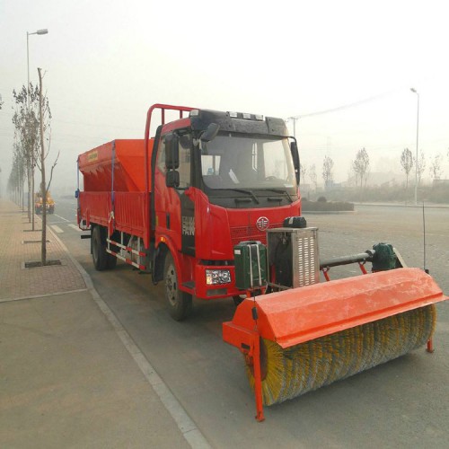 鏟車掃雪滾刷 斜角清掃滾刷 裝載機改裝掃雪機 卡車斜角清掃器