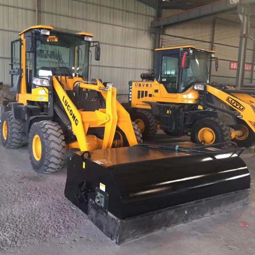 鏟車(chē)改清掃器 臨工裝載機(jī)改裝前置掃地機(jī) 前進(jìn)式清掃器價(jià)格