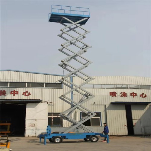 移動式升降機 四輪移動剪叉升降機 電動液壓升降機