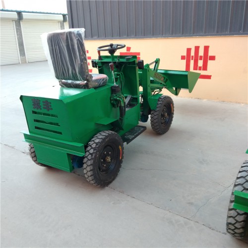 安康無噪音小鏟車 四驅電動鏟車 電瓶裝載鏟車經久耐用雪