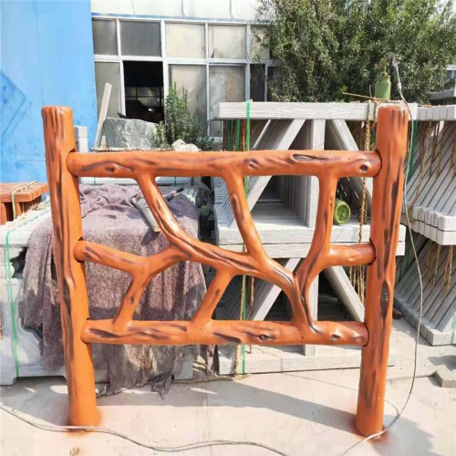 水泥仿木欄桿景觀護(hù)欄公園市政混凝土圍欄景區(qū)美麗鄉(xiāng)村河道護(hù)欄