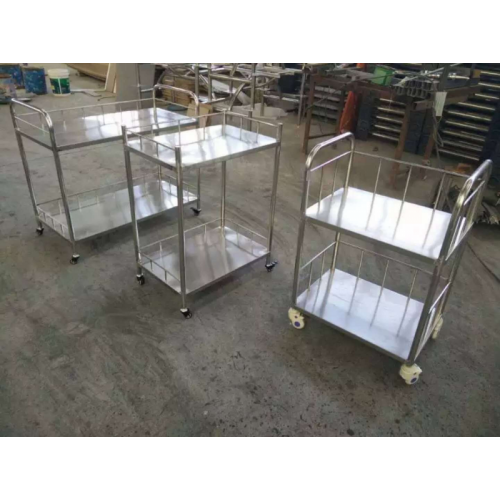 廠家直銷 不銹鋼手推車 不銹鋼活動(dòng)書車 興大廠家批發(fā)