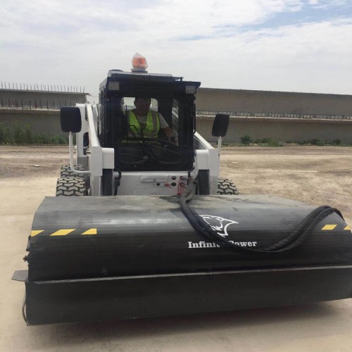 鏟車前進式清掃器-鏟車清掃器-938裝載機改掃路車