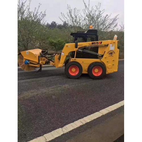 bobocat封閉清掃器 路面清掃車 鏟車前進清掃車 掃地機