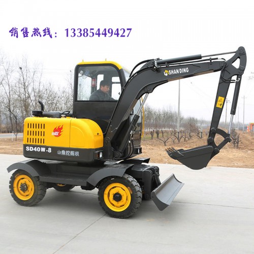 小型輪式挖掘機   輪挖機價格表
