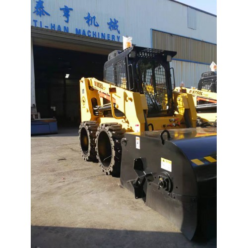 滑移裝載機(jī)掃地機(jī) 泰亨重工WS65清掃器 瀝青回收水穩(wěn)清掃