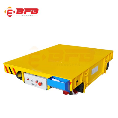 中原直銷5噸軌道電動搬運(yùn)平板車 低壓軌道電動平板車圖紙報價