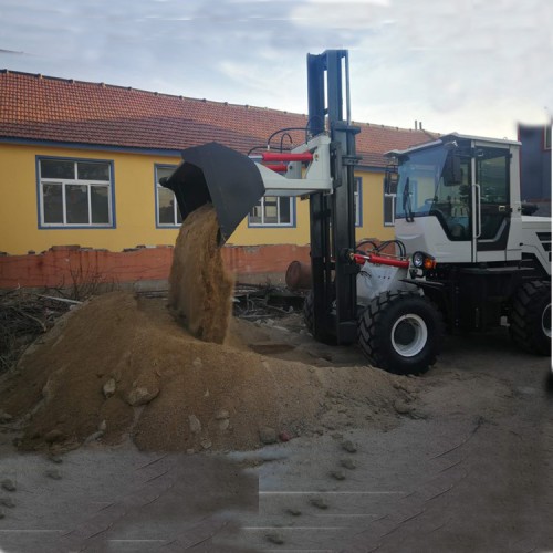 叉鏟兩用車  廠家供應(yīng) 帶側(cè)翻 萊豐 越野叉車 定制廠家