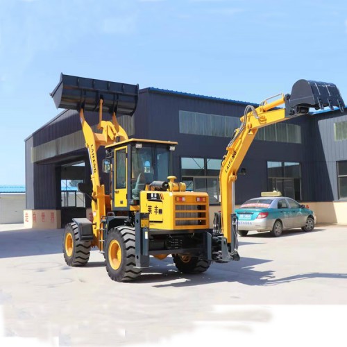 小型裝載機(jī)改挖掘機(jī)  萊豐 兩頭忙裝載機(jī)方便快捷 定金發(fā)貨