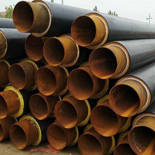 供暖聚氨酯保溫管道廠 埋地預制直埋保溫鋼管