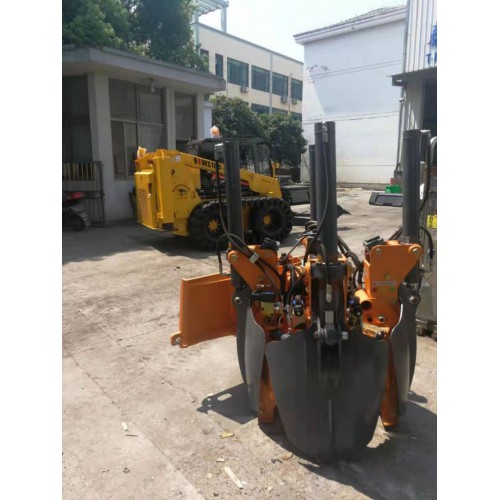 泰亨重工 滑移機移樹機 帶土球移樹機 挖樹高效穩定