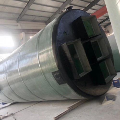 一體化預制泵站  地埋式一體化泵站  玻璃鋼一體化雨水泵站