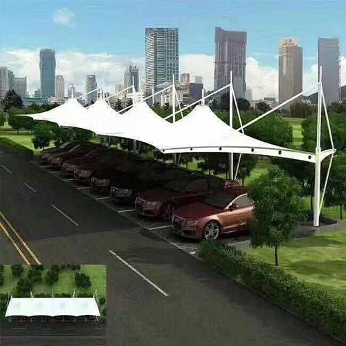 城都膜結構停車棚