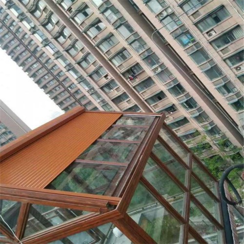 電動遮陽卷簾窗 陽光房外遮陽系統