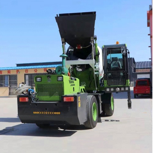 山東水泥砂石料攪拌機  廠家小型混凝土全自動攪拌車 常年出售