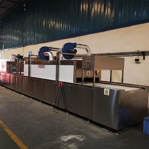 履帶式超聲波清洗烘干線