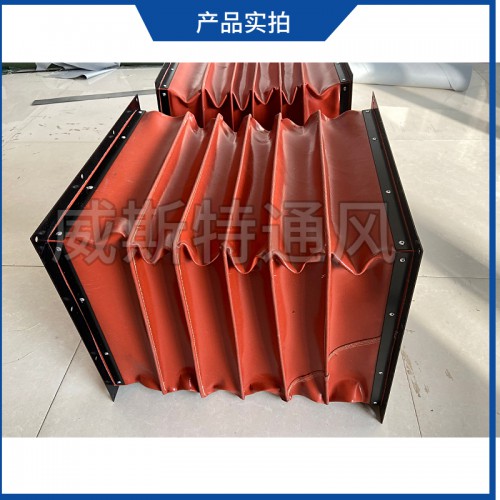 威斯特廠家定制 耐高溫風機軟連接 防火帆布軟連接廠家