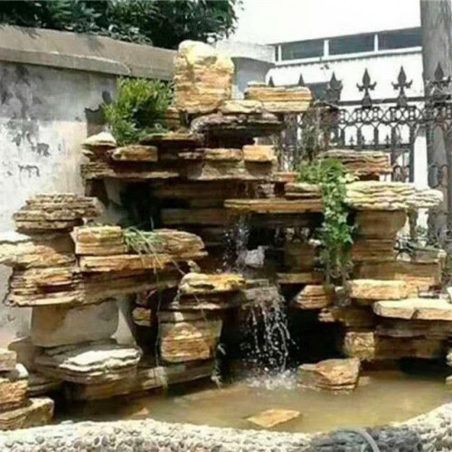 千層石假山 龜紋石假山 靈璧假山石批發