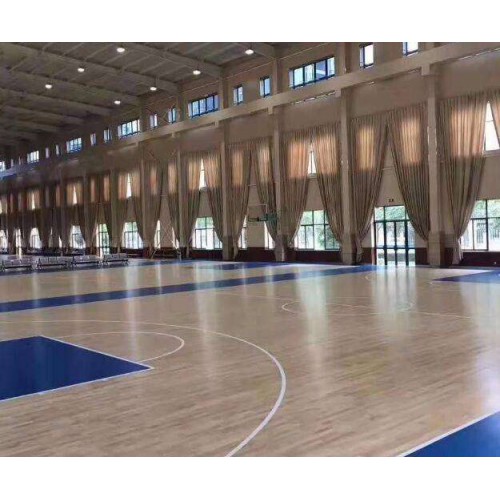 籃球館運動木地板結構組成介