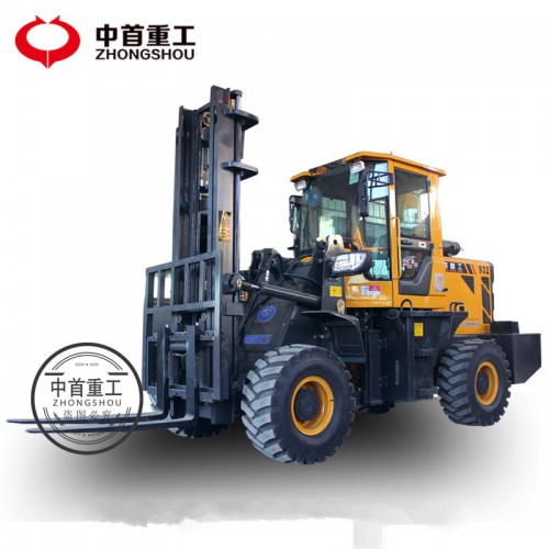 四驅(qū)工地越野叉車廠家直銷