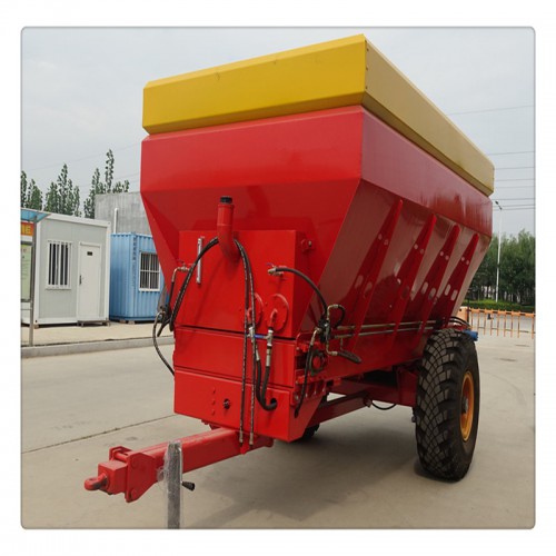 多多農機廠家直銷單鏈排液壓大型農家肥撒肥車價格