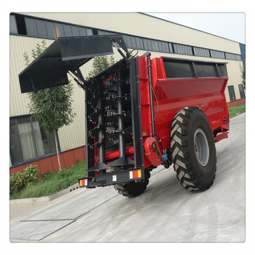 內蒙古大型鮮雞糞撒肥車 鮮糞揚糞機