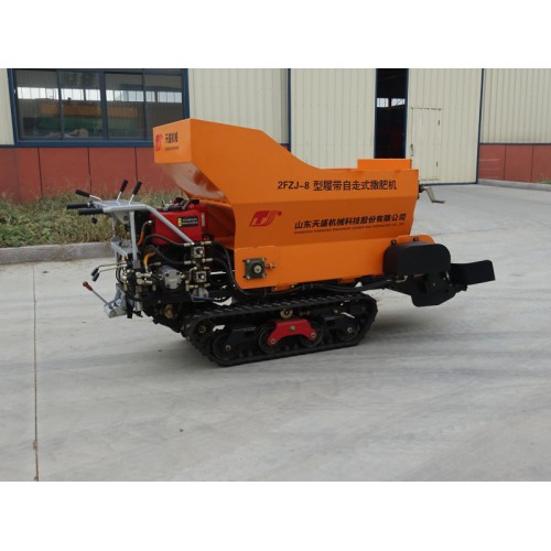 多多 柴油履帶自走式大棚專用撒肥車 農家糞撒糞機