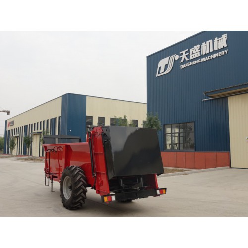 內(nèi)蒙古赤峰通遼用雙豎螺旋絞龍式揚(yáng)糞車大型立式螺旋撒糞機(jī)