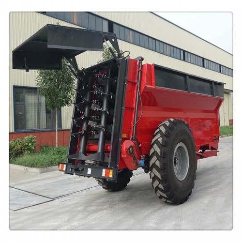 雙豎螺旋撒糞車 后拋式絞龍施肥機 散糞機價格