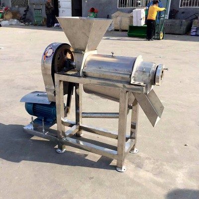 蘋果梨榨汁機 工業螺旋水果榨汁機廠家