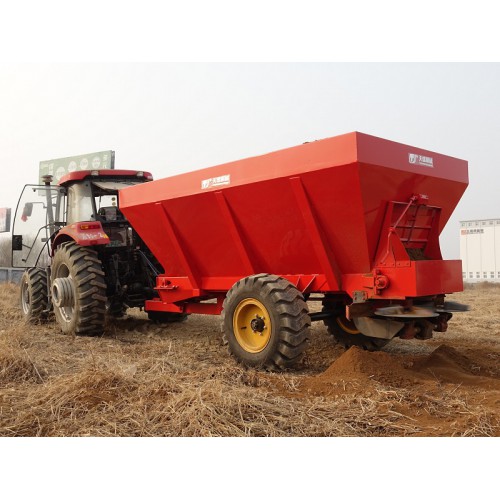 鹽城農(nóng)場大型撒肥車  農(nóng)村堆肥揚(yáng)肥機(jī)  土雜肥拋肥機(jī)價(jià)格