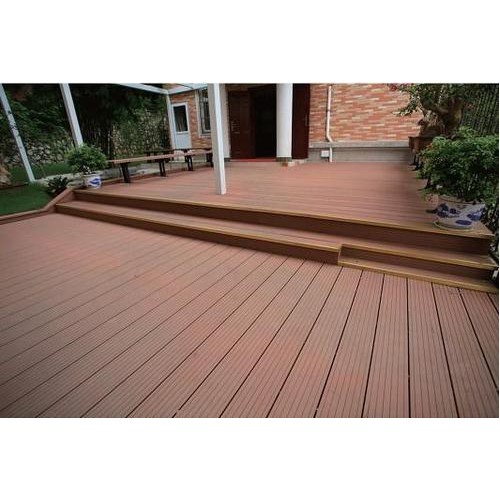 戶外木塑長條地板 庭院露臺木塑地板