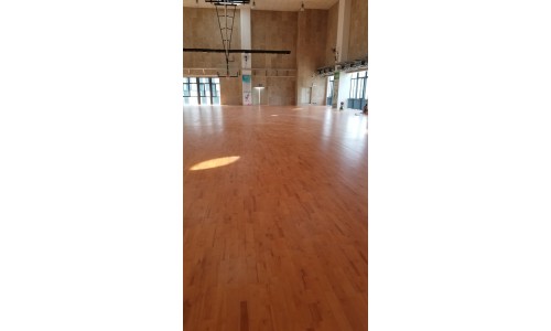 深圳寶安區海城小學運動木地板工程案例 (3)