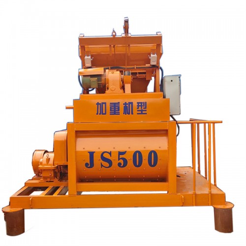 JS500混凝土攪拌機 雙軸強制式攪拌機