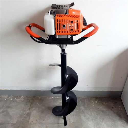 小型挖坑機 便攜式鉆孔機 單人操作埋樁打眼機