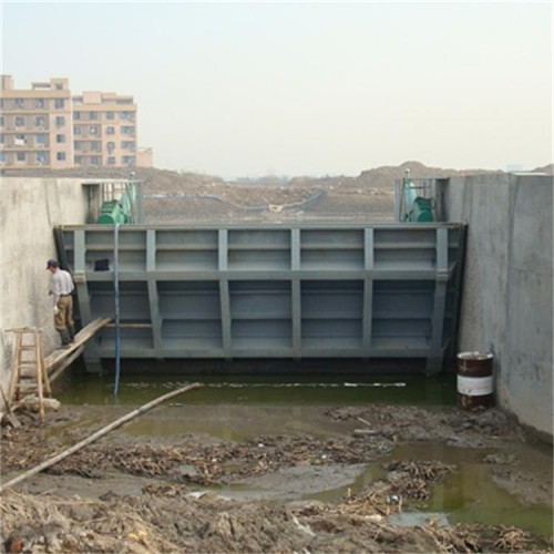 海鷹 雙控水式鋼閘門(mén) 高負(fù)荷鋼制閘門(mén) 液壓?jiǎn)㈤]機(jī)閘門(mén)行情