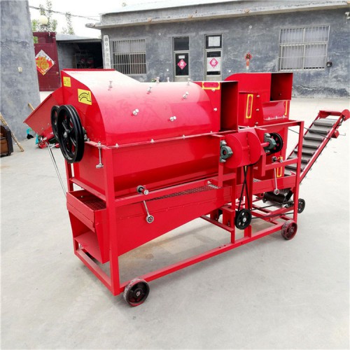 鮮花生脫粒機 柴電兩用花生摘果機 樂民牌