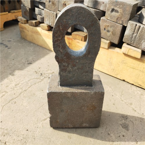 礦山破碎機耐磨錘頭 大型錘式碎石機高鉻合金錘頭 打沙機甩錘