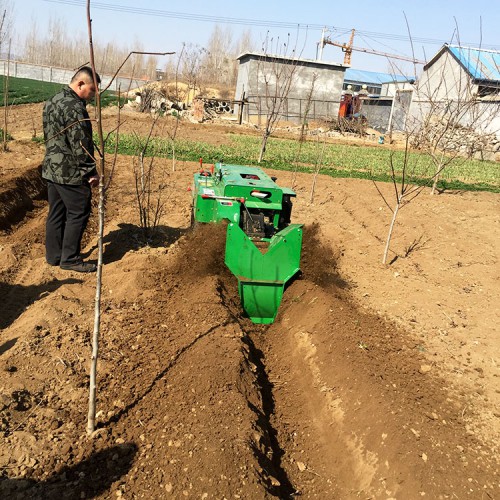 果園自走式履帶開溝回填機