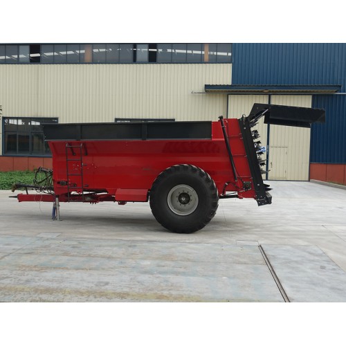 小麥拉糞機(jī)  有機(jī)肥拋糞機(jī)  雞糞自走式撒糞車