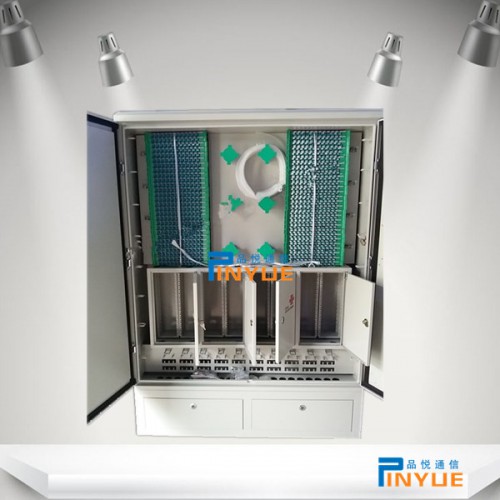 864芯四網(wǎng)合一光纜交接箱滿配介紹