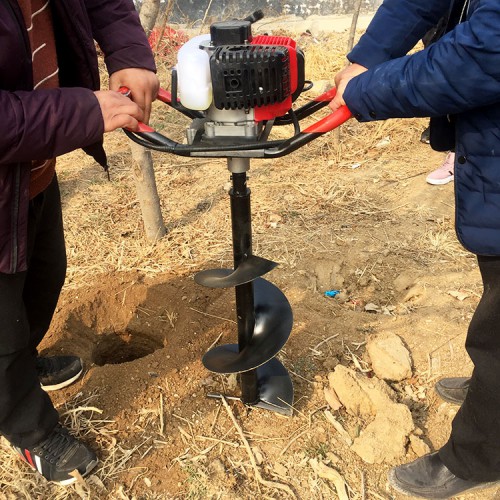 種樹打孔機 便攜式打眼機 實用性埋樁打孔機