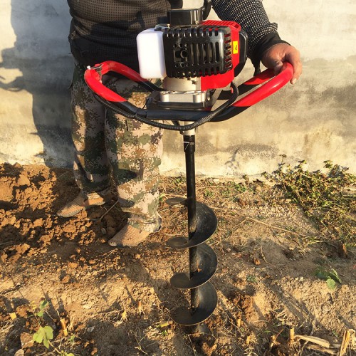 小型挖窩機 二沖程種植打窩機 汽油打孔機